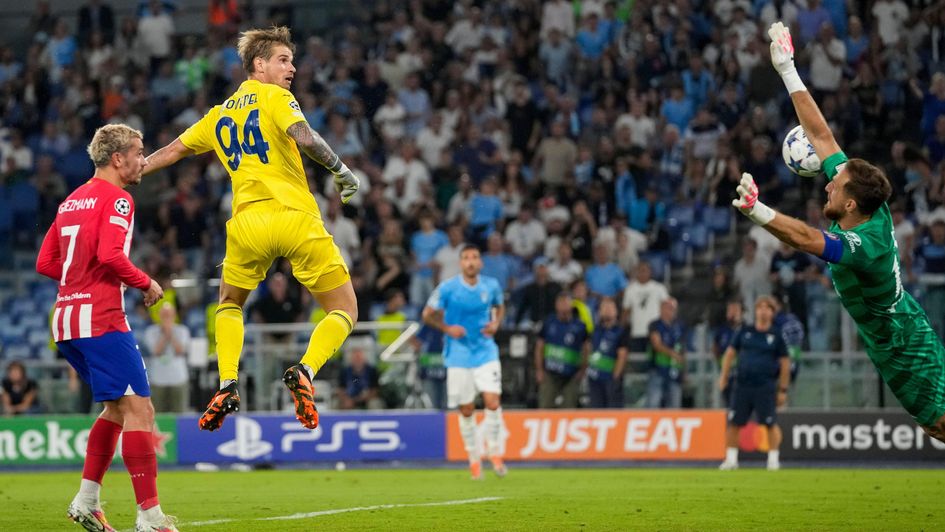 Ivan Provedel scores against Atletico Madrid