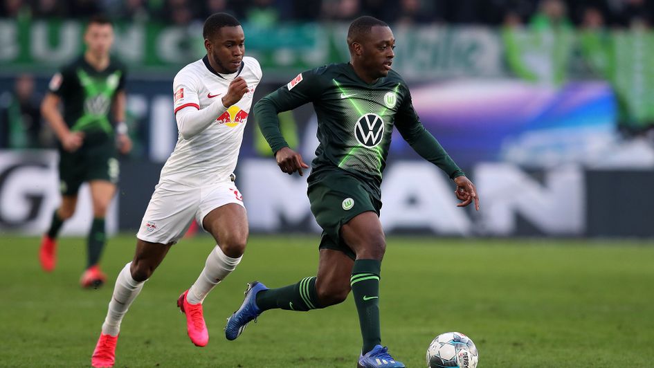 Ademola Lookman in action for RB Leipzig