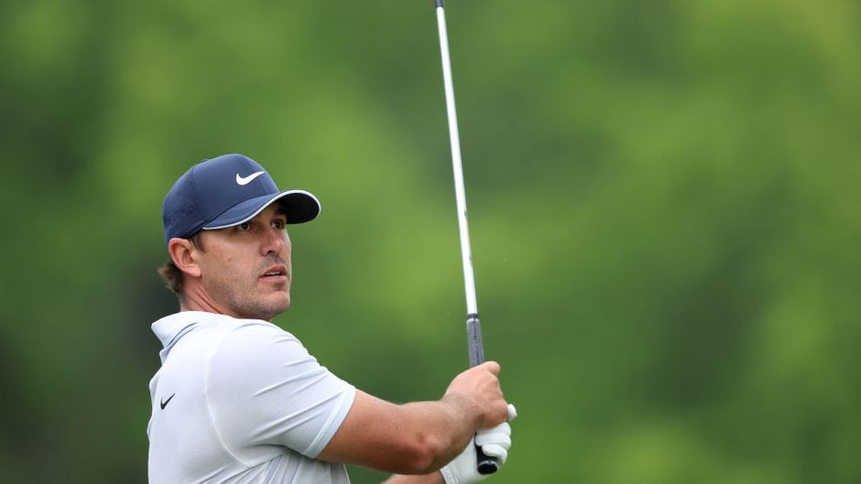 Brooks Koepka leads by one