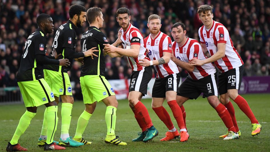 Danny Cowley's Lincoln have used the Love Train for a number of seasons at set pieces