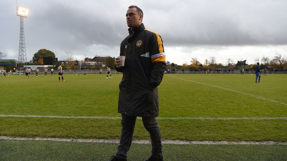 Michael Flynn ahead of Newport's FA Cup tie