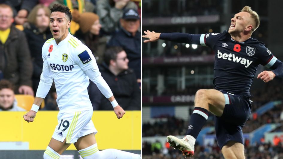 There were victories for Leeds and West Ham on Sunday