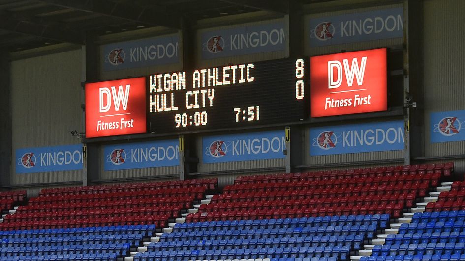 A shock result at the DW Stadium as Wigan thrashed Hull