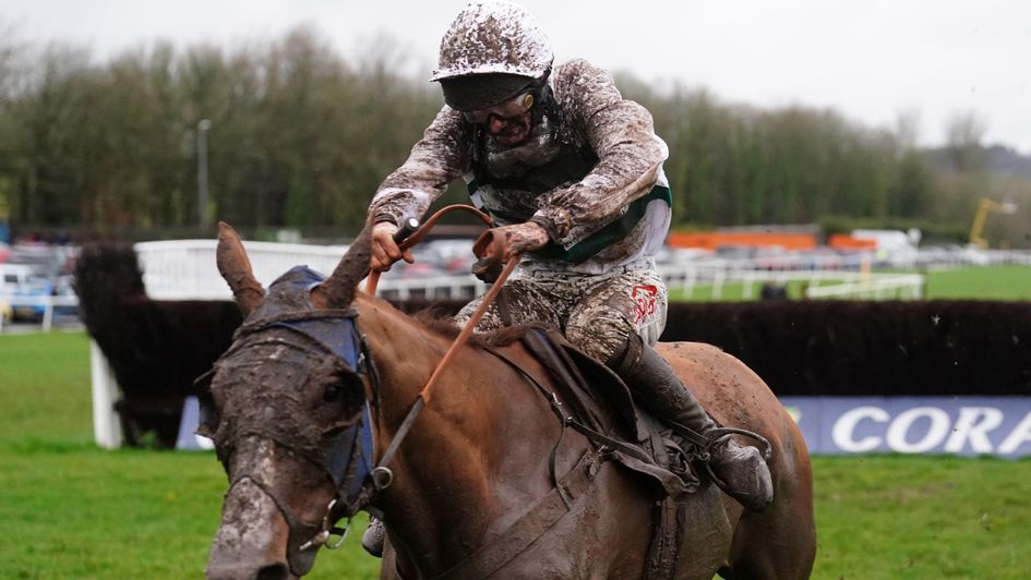 Nassalam is out on his own in the Coral Welsh Grand National