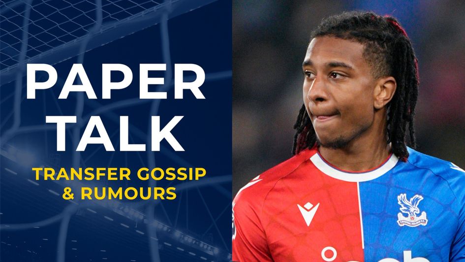 Paper Talk graphic with Crystal Palace winger Michael Olise