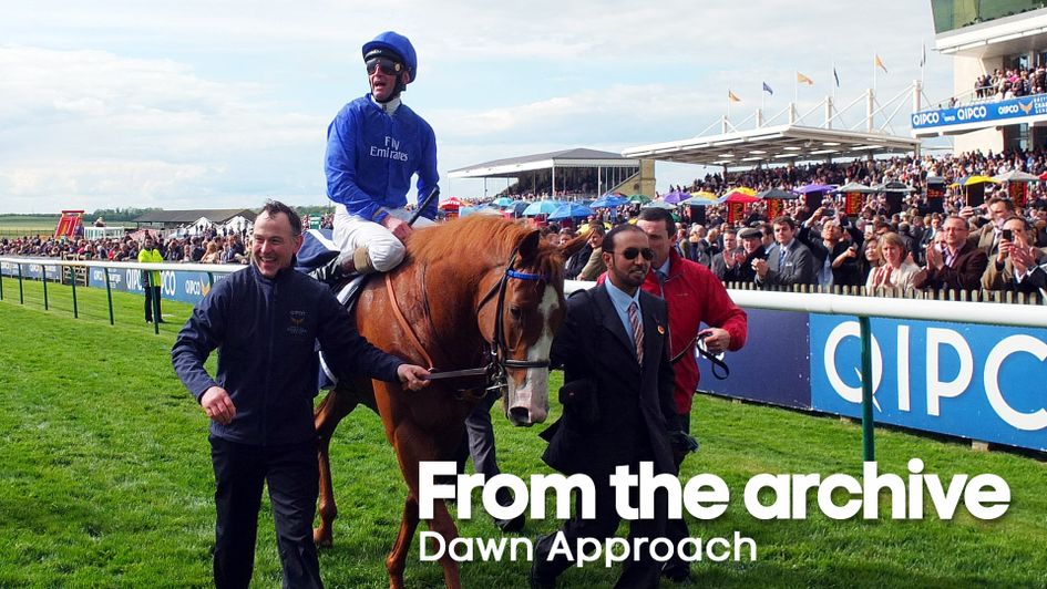 Dawn Approach pictured after landing the Guineas