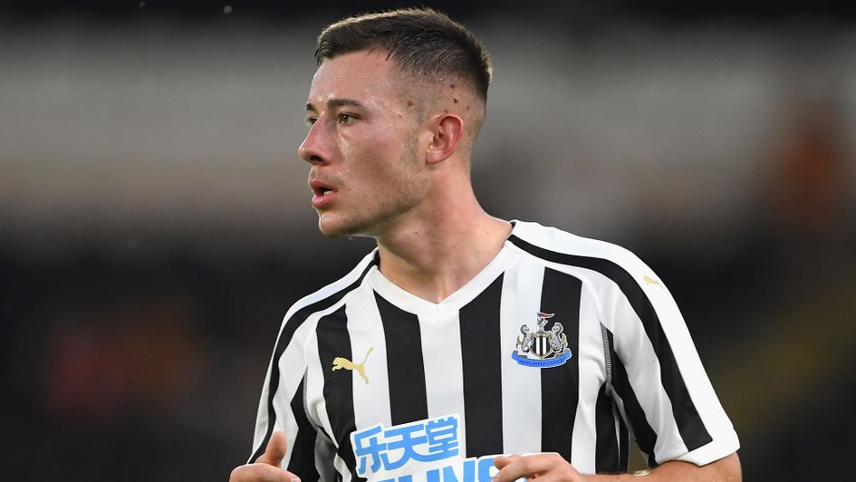 Callum Roberts in action for Newcastle