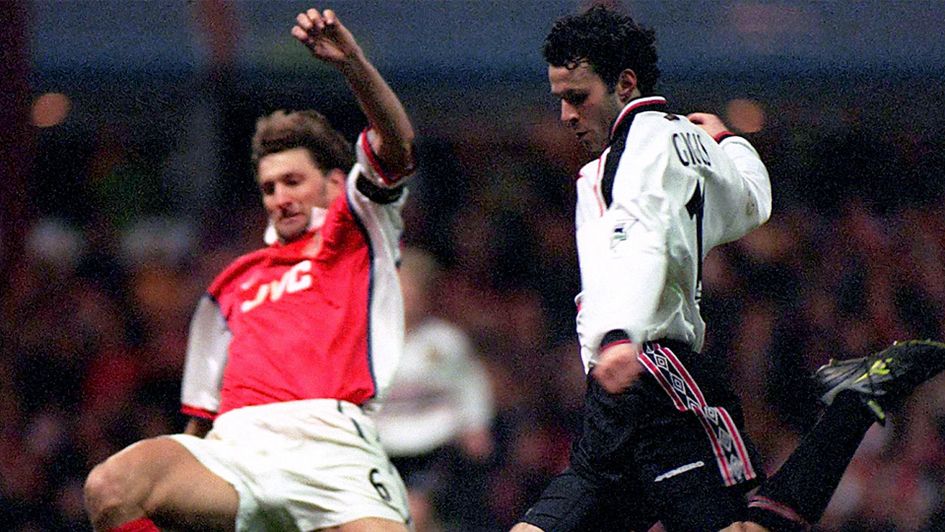 Ryan Giggs scored a fantastic goal against Arsenal