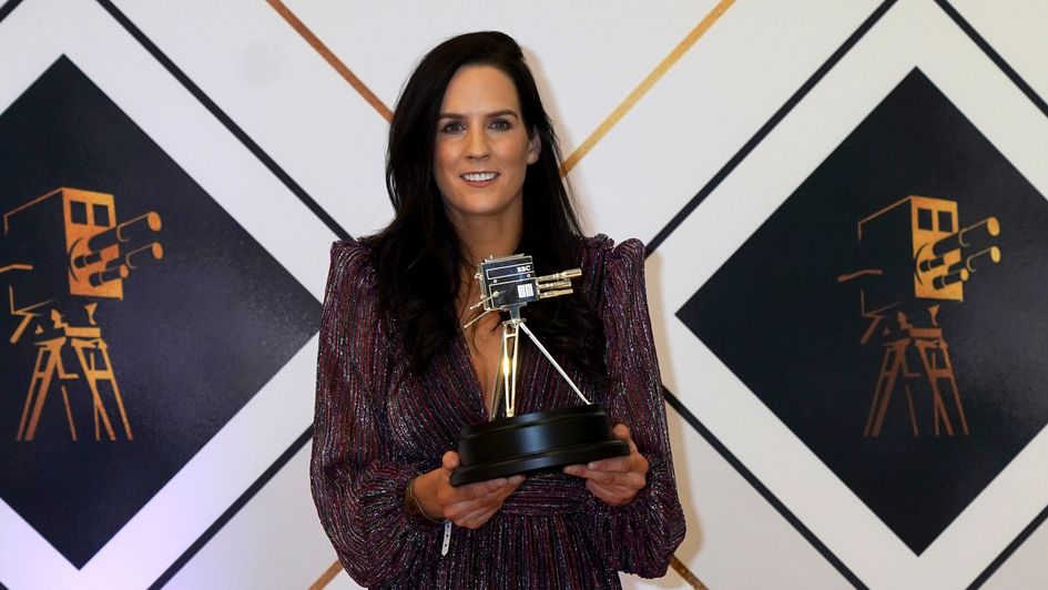 Rachael Blackmore with her trophy