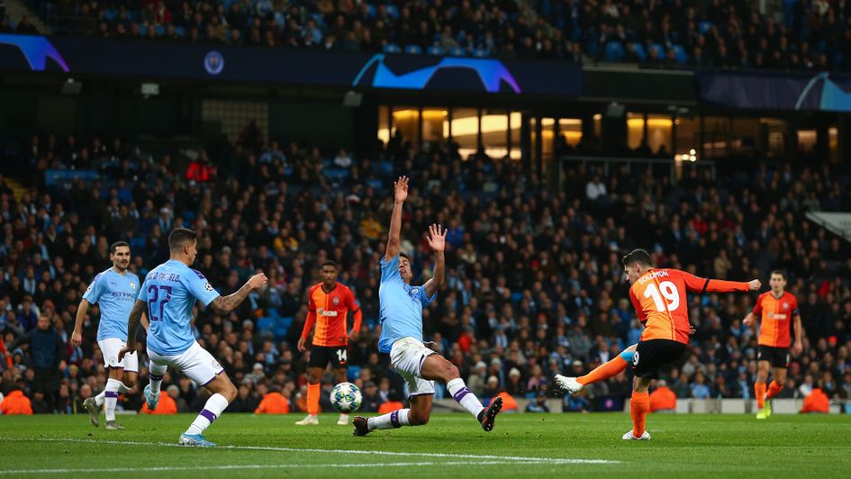 Manor Solomon scores against Manchester City