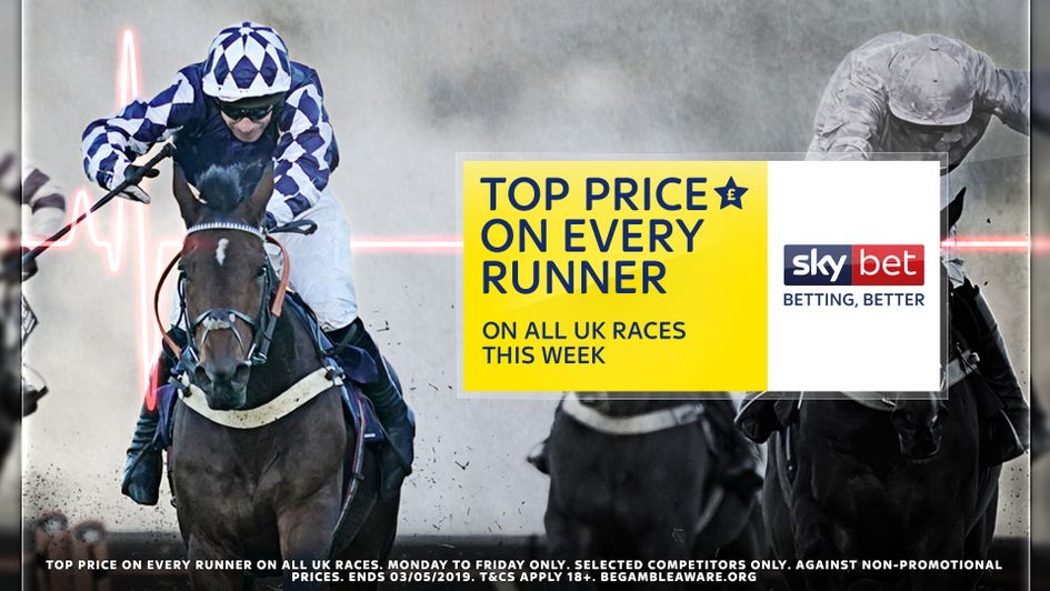 Sky Bet have the Top Price on every runner this week