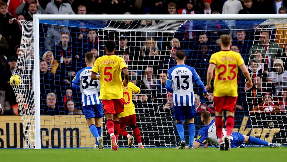 Adam Webster scores an own goal for Sheffield United