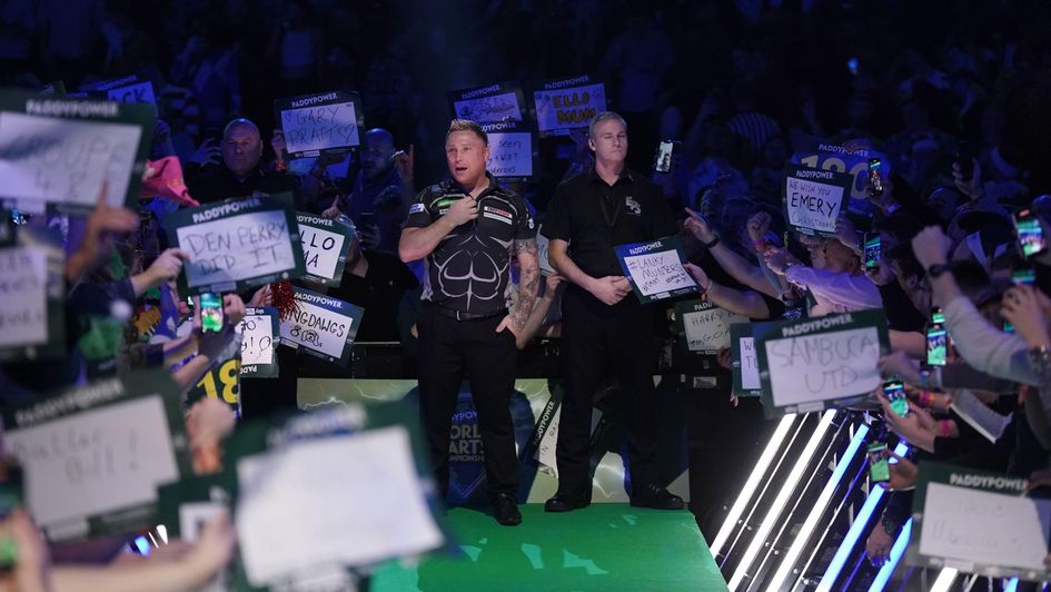 Gerwyn Price meets the Ally Pally crowd again