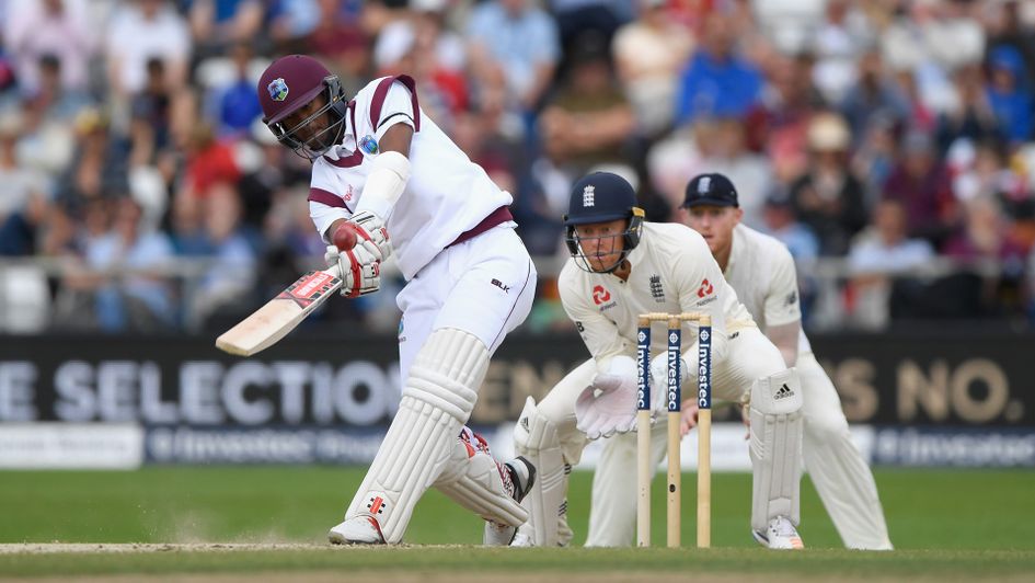 Kraigg Brathwaite during day five at Headingley