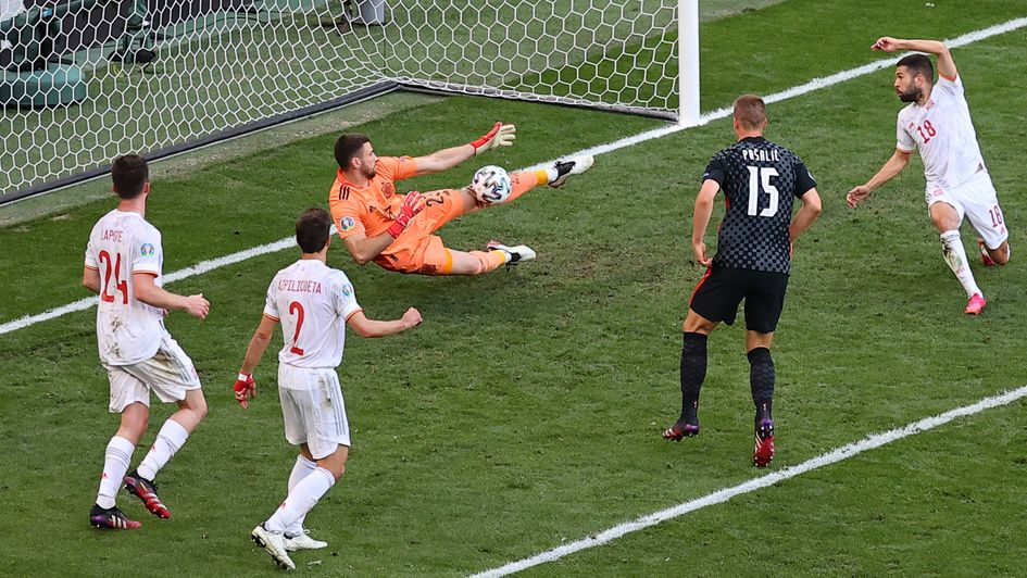 Spain conceded three but progressed in extra-time against Croatia