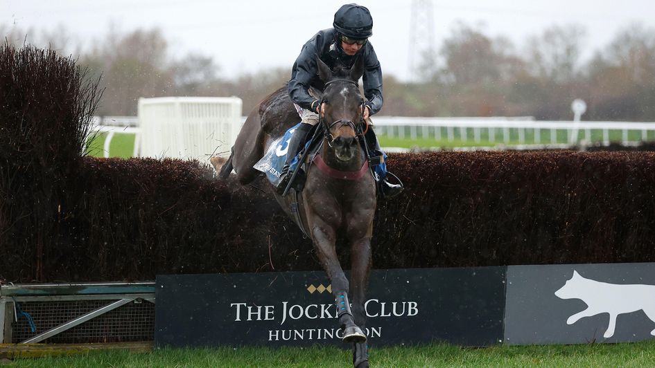 Djelo ridden by Charlie Deutsch on the way to winning the Trustatrader Peterborough Chase