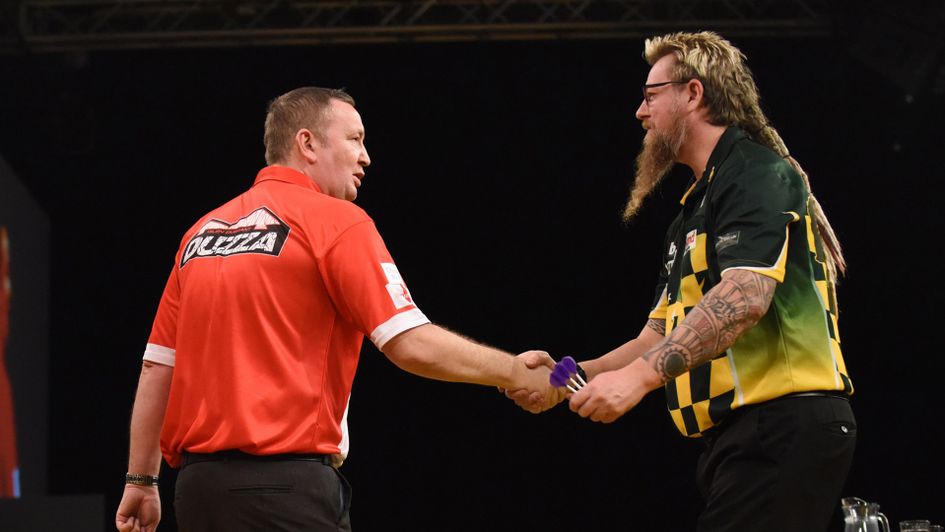 Glen Durrant makes a winning start at the Grand Slam of Darts (Picture: Chris Dean/PDC)