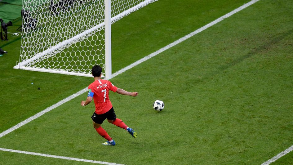 Son Heung-Min scores Korea Republic's second