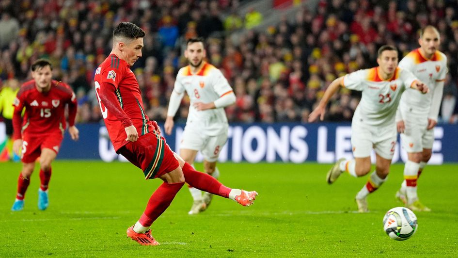 Harry Wilson scores against Montenegro