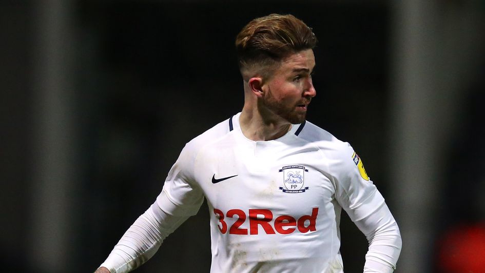 Sean Maguire in action for Preston