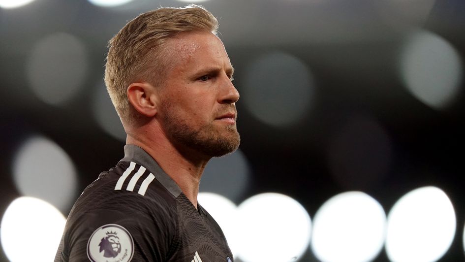 Leicester goalkeeper Kasper Schmeichel