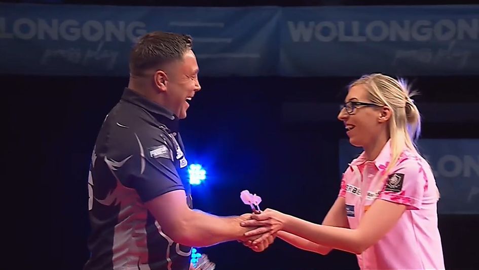 Gerwyn Price and Fallon Sherrock