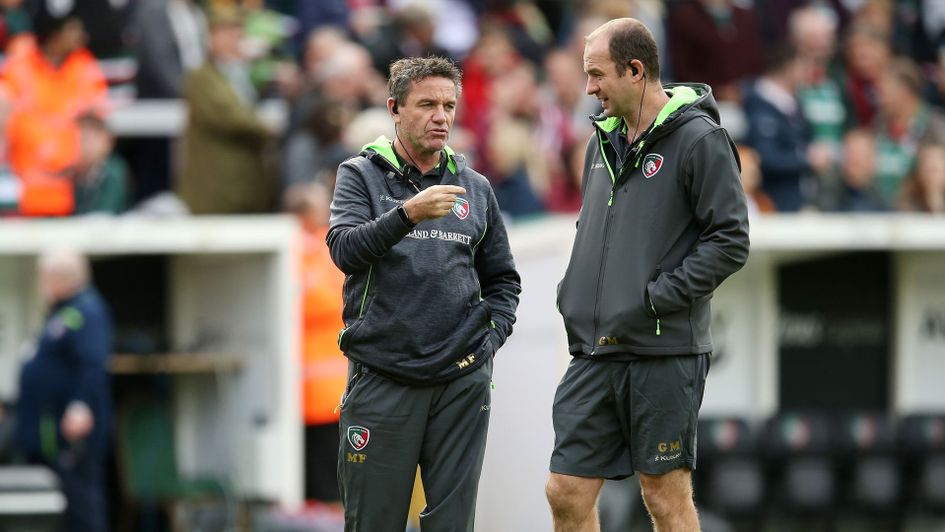 Coaches Geordan Murphy, left, and Mike Ford could be in for a long season at Leicester