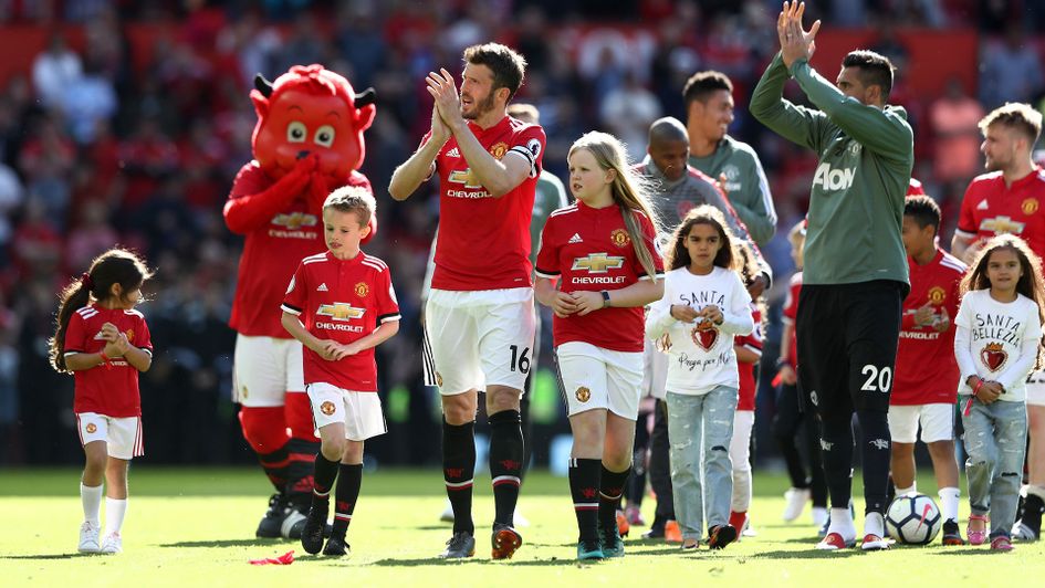 Michael Carrick plays his final game of his career at Old Trafford