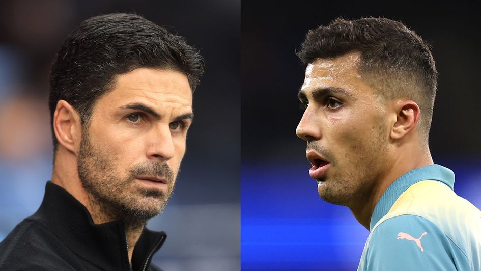 Mikel Arteta and Rodri