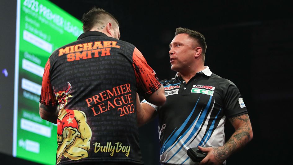 Michael Smith and Gerwyn Price (Picture: Kieran Cleeves/PDC)