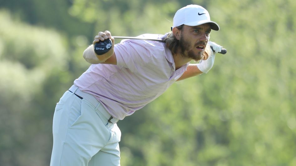 Tommy Fleetwood in action at the WGC-Match Play in Texas