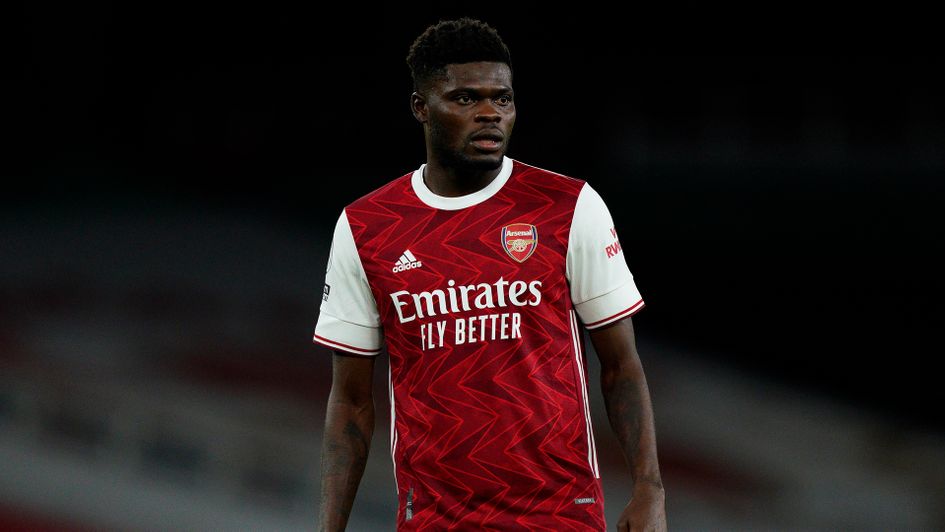 Arsenal midfielder Thomas Partey