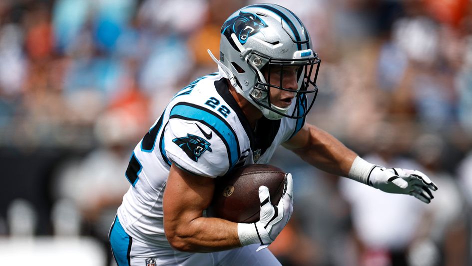 Christian McCaffrey of the Carolina Panthers