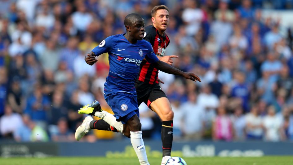 N'Golo Kante in action for Chelsea