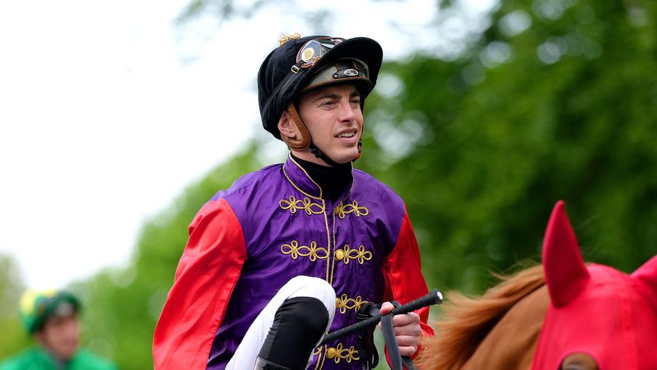 James Doyle rides in the Royal silks at Epsom