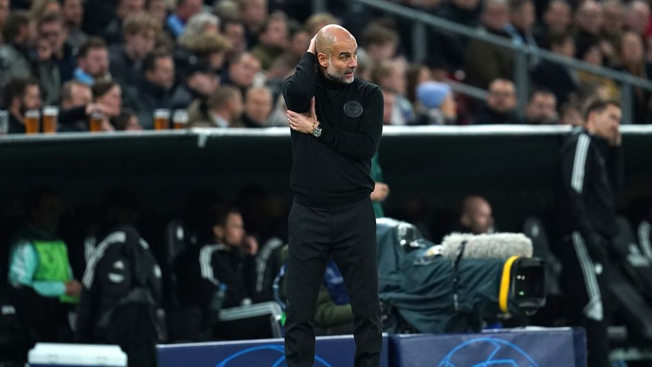 It was a frustrating night for Manchester City