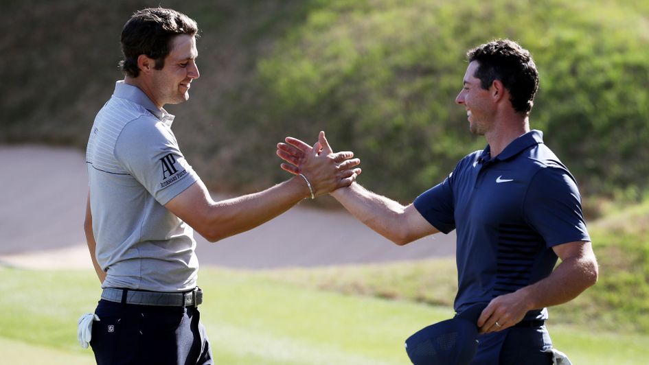 Peter Uihlein gets the better of Rory McIlroy