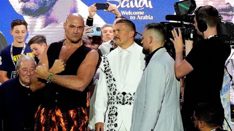 Tyson Fury and Oleksandr Usyk