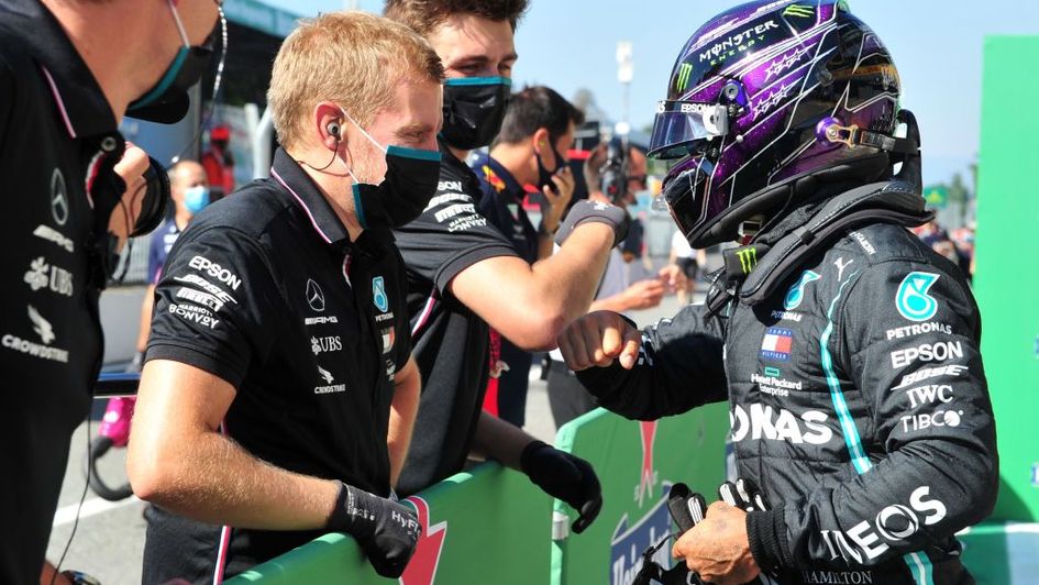 Further celebrations for Lewis Hamilton and his crew in Italy