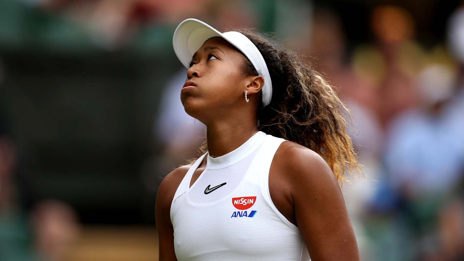 Naomi Osaka suffers a shock first round exit at Wimbledon