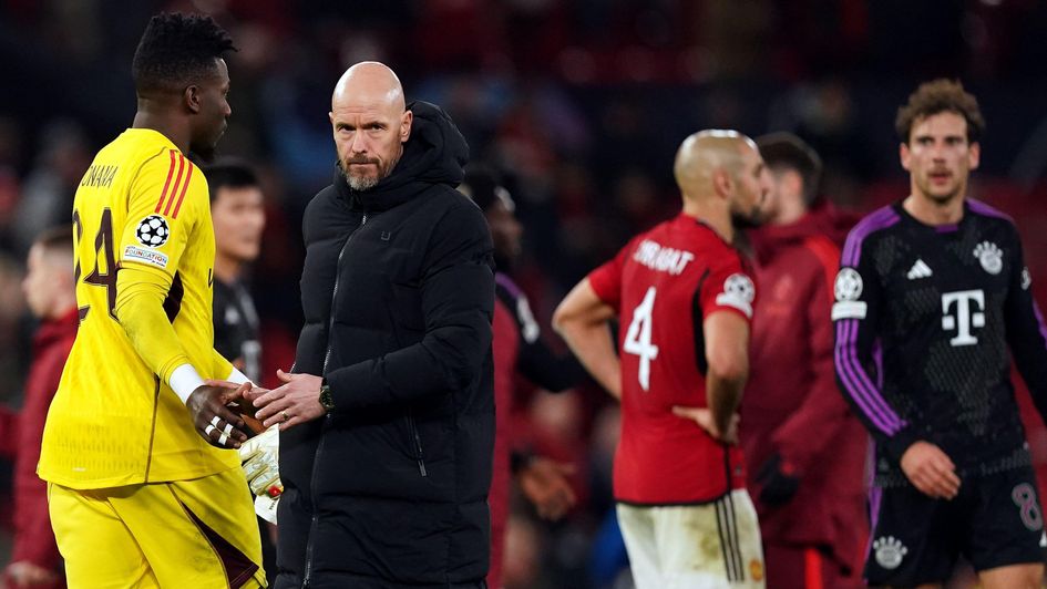 Erik ten Hag after Manchester United's defeat to Bayern Munich