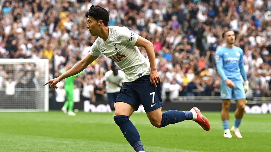 Tottenham's Son Heung-Min celebrates his goal