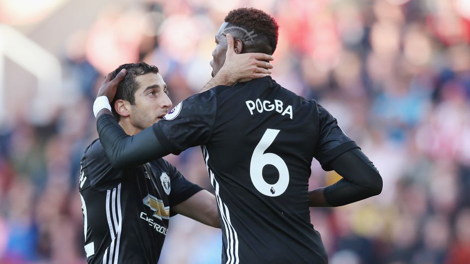 Paul Pogba played a significant role in Man United's opening goal against Stoke