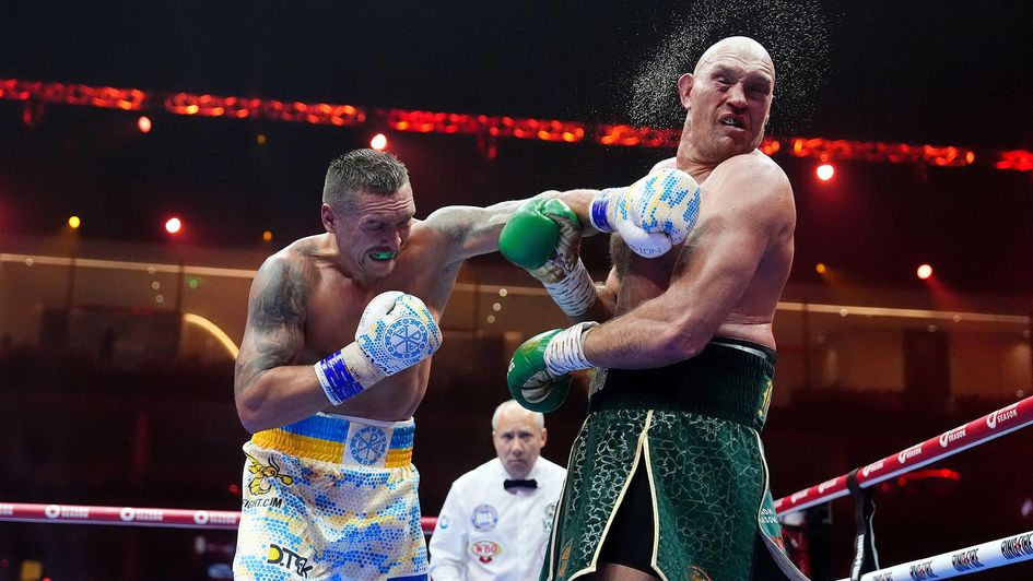 Oleksandr Usyk and Tyson Fury