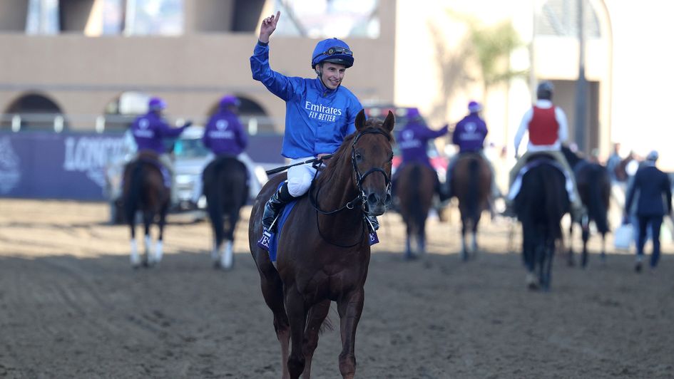 William Buick celebrates on Yibir