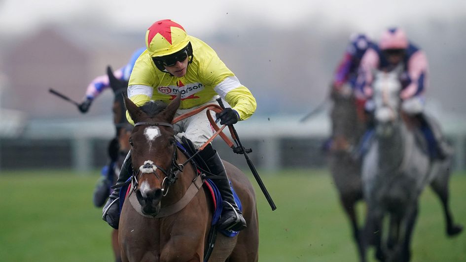 Hermes Allen and Harry Cobden at Newbury