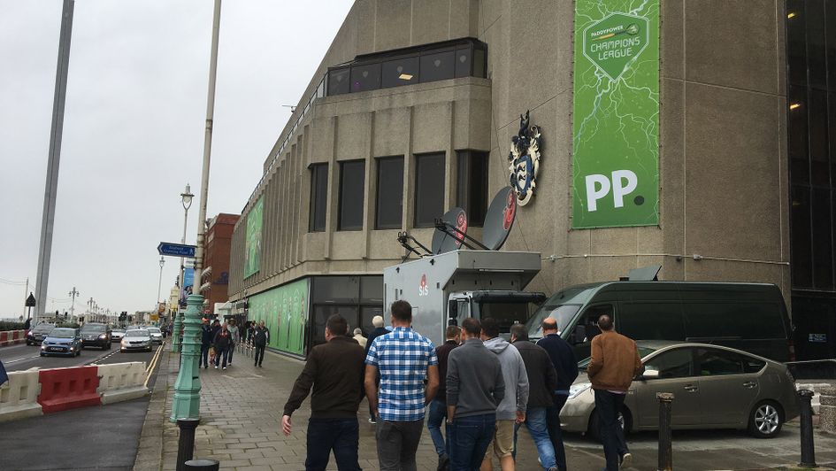 The Brighton Centre is ready for the world's best players in darts