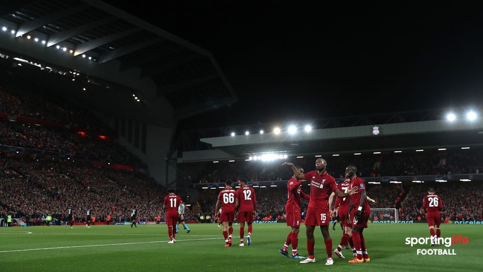 Daniel Sturridge celebrates scoring against PSG