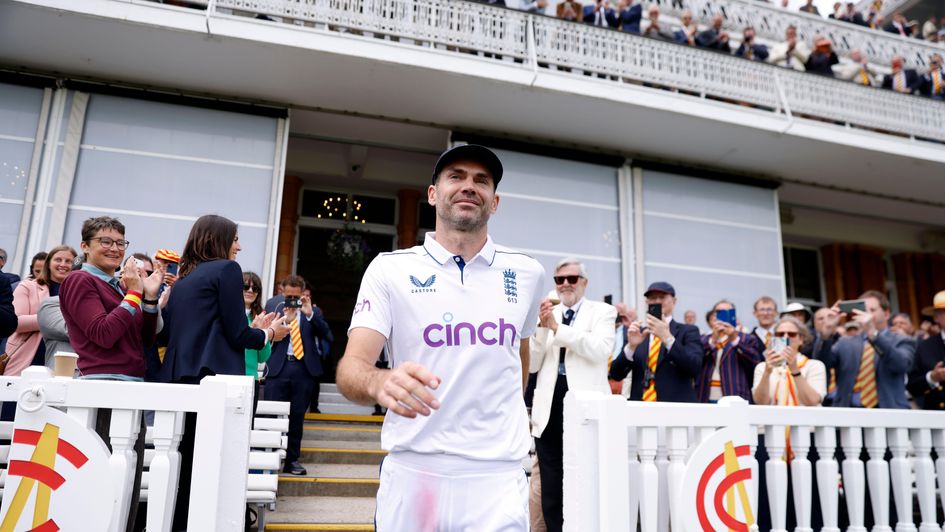 James Anderson bids farewell at Lord's