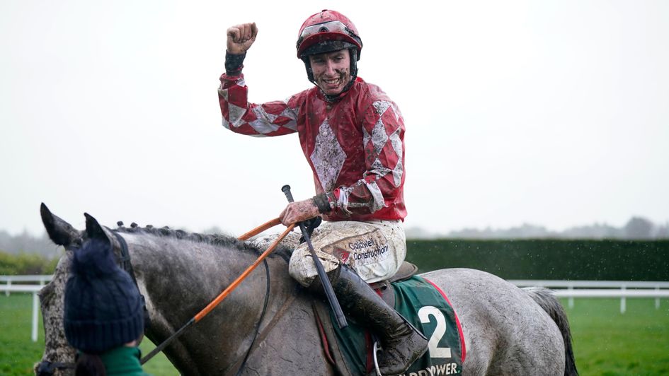 Jack Kennedy celebrates on Caldwell Potter